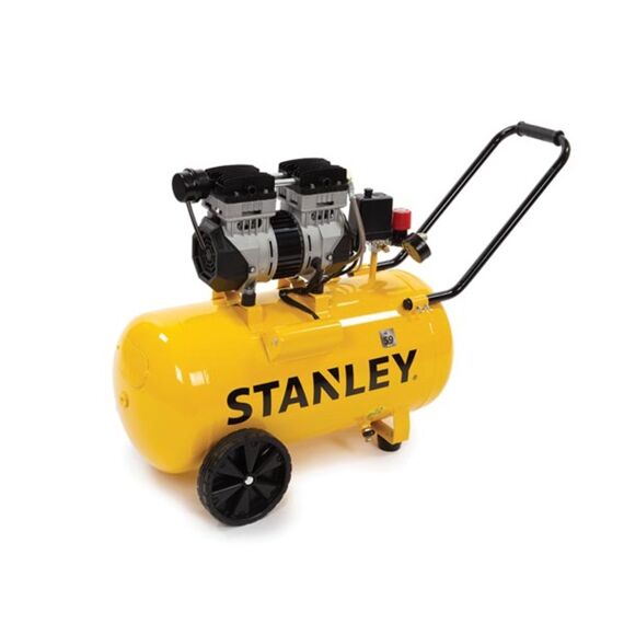 Stanley Olievrije Compressor Low Noise 1 Pk / 50 L / 8 Bar 59 Db