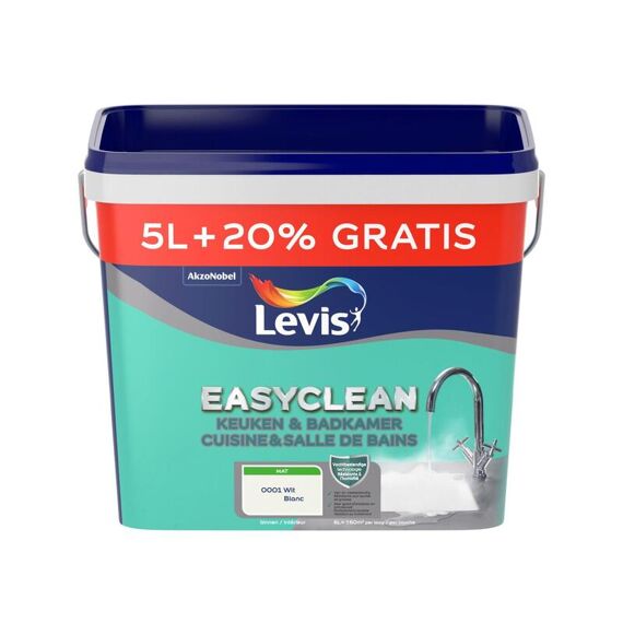 Lv Easyclean Keuken&Badkamer Wit 5+1L