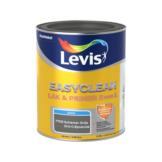 Levis Easyclean Lak Sat Sch Grijs 0.75L