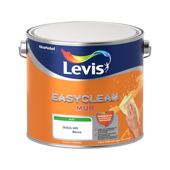 Levis Easyclean Mur Mat Wit 2.5L