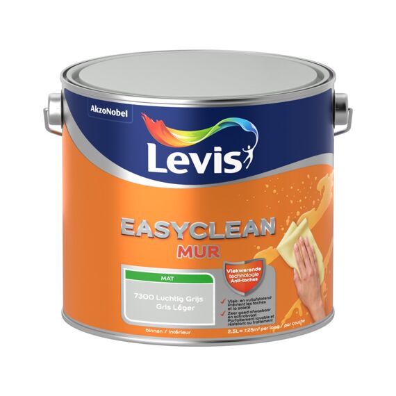 Levis Easyclean Mur Mat Luchtgrys 2.5L