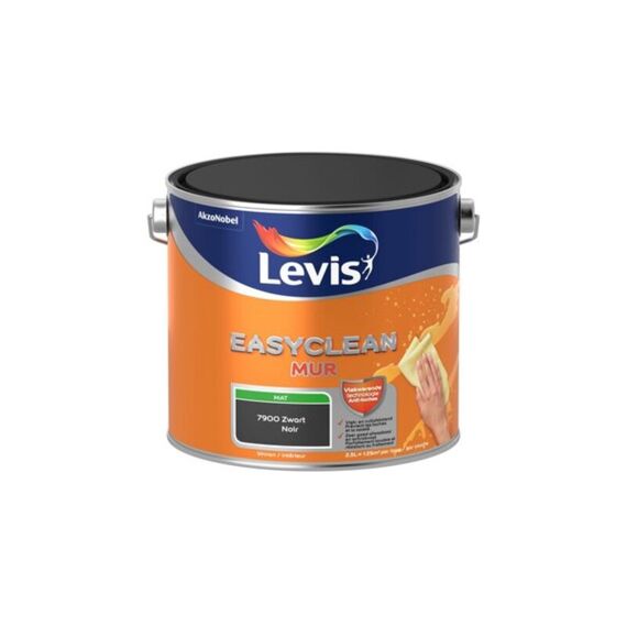 Levis Easyclean Mur Mat Zwart 2.5L