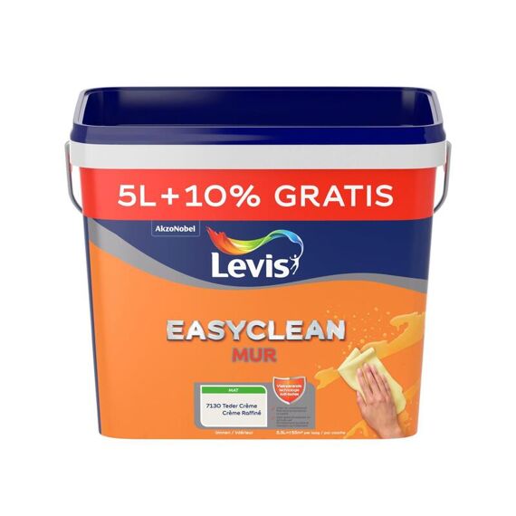 Levis Easyclean Mur Mat Teder Cr 5L+10%