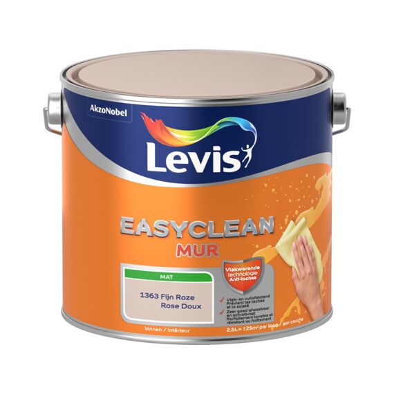 Levis Easyclean Mur Mat Fijn Roze 2.5L