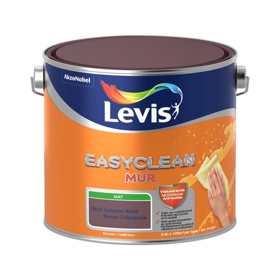 Levis Easyclean Mur Mat Sch Rood 2.5L