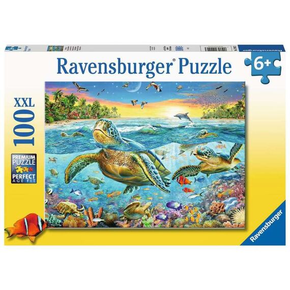 Ravensburger Puzzel 100 Stuks Xxl Zeeschildpadden