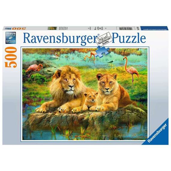 Ravensburger Puzzel 500 Stuks Leeuwen In De Savanne