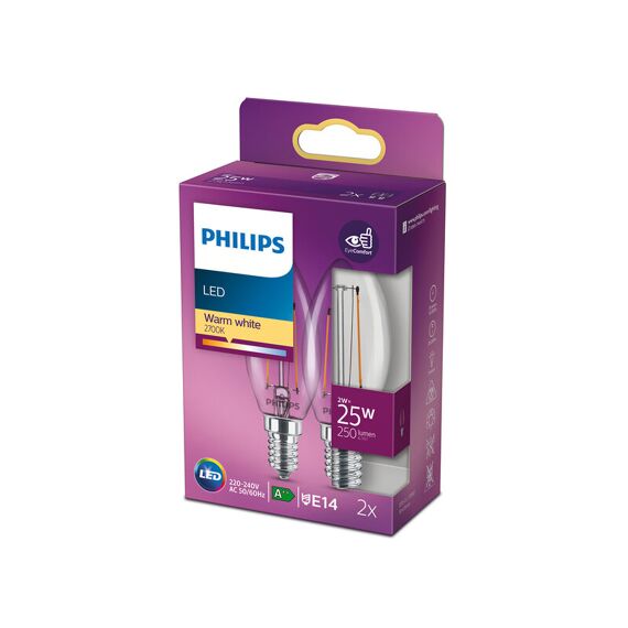 Philips Lamp Led Classic 25W B35 E14 Ww