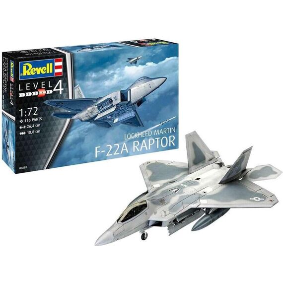 Revell 03858 Lockheed Martin F-22A Raptor