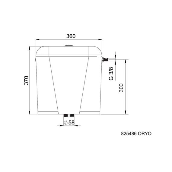 Allibert Oryo Wc Tank