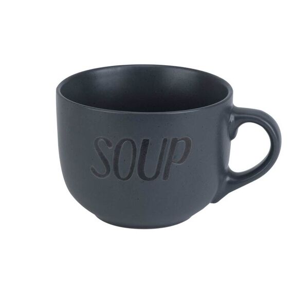 Cosy & Trendy Soup Beker Dark Grey D11Xh8.5Cm 51Cl