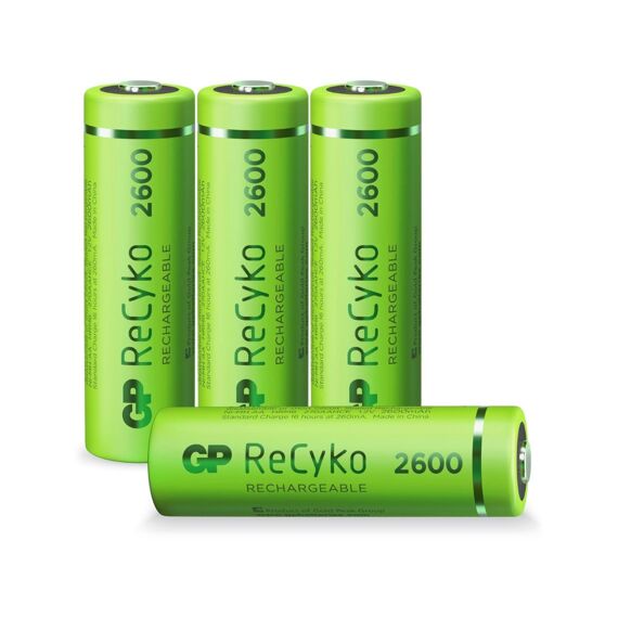 Gp Batterij Recyko Aa 2600 Mah 4 St Op Bl