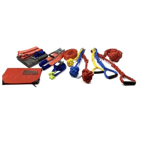 Jumbell Slackline Set 17-Delig 9M Balanceerlijn Met Accessoires