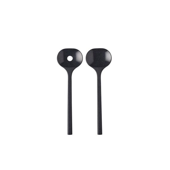 Saladebestek Bloom 2-Delig - Pebble Black