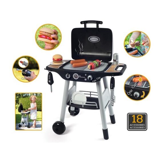 Smoby 312001 Bbq Grill Met 18 Accessoires 47.9x10.9x67.7cm
