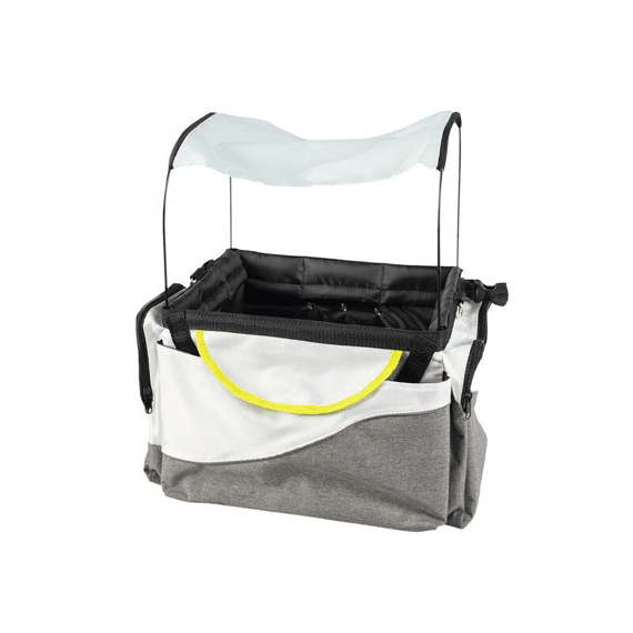 Fietstas Met Zonnescherm 34X26X26 Lichtgrijs