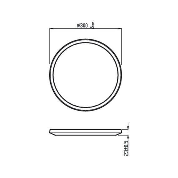 Philips Superslim Cl550 Ss Rd 18W 27K W Wv 06