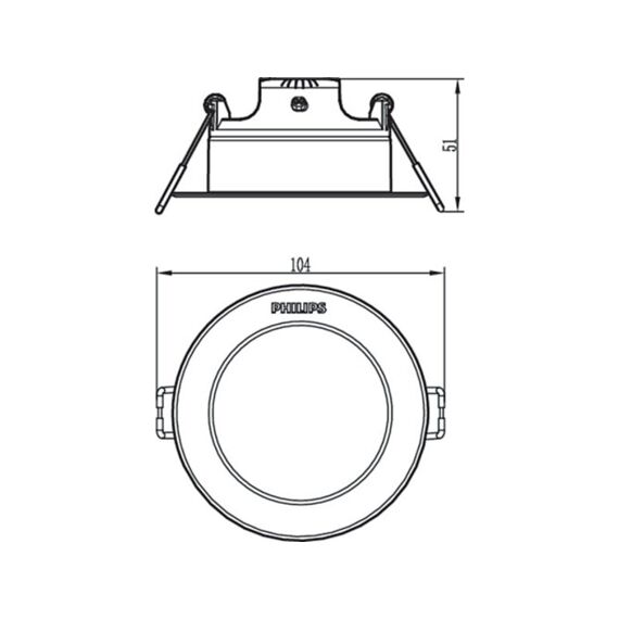 Philips Diamond Cut Dl251 080 3.5W 27K Wh 1Pk 06