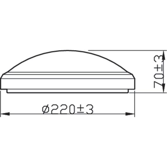 Philips Doris Cl257 Ec Rd 6W 27K W Hv Ip44 06