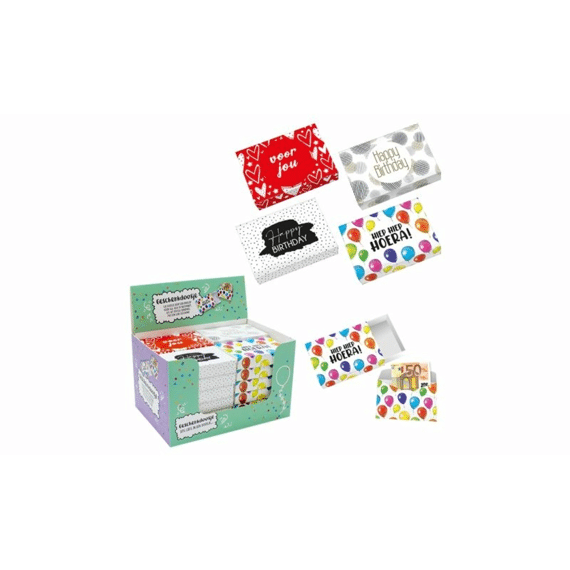 Geschenkdoosje & Envelop Algemeen assortiment