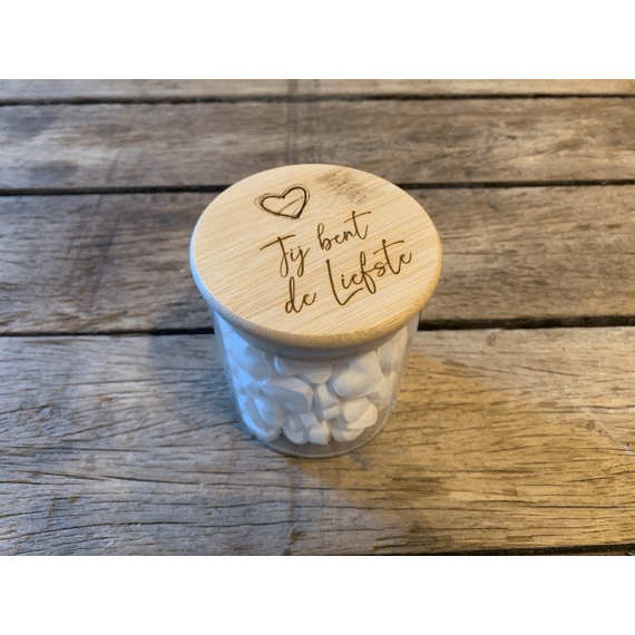 Dotti Snoeppot Rond De Luxe Jij Bent De Liefste