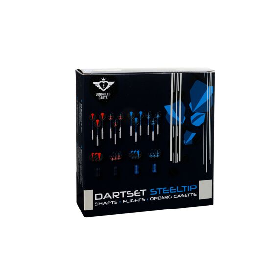 Longfield Darts Set Steeltip Nickelplated Brass 21-23 Gr