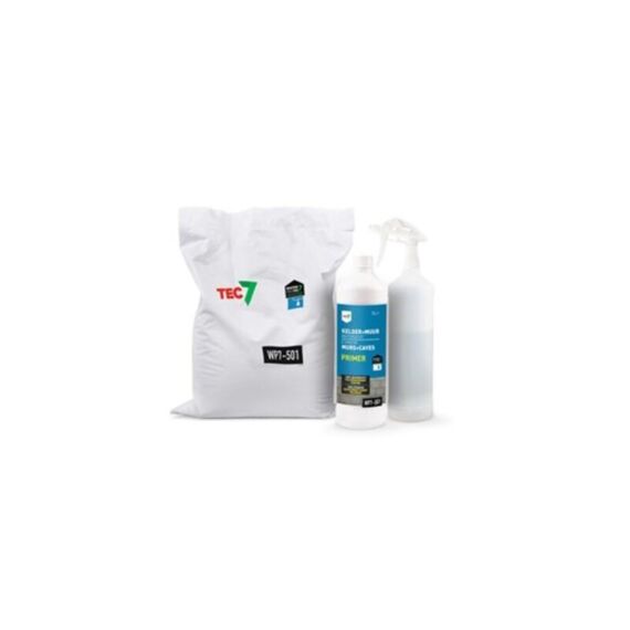 Wp7-501Kelder+Muur Waterdicht Polymeercement Coating 10 Kg + 1L