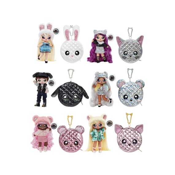 Na! Na! Na! Surprise 2-In-1 Pom Doll Glam Series 1 (Metallic) Assortiment Prijs Per Stuk