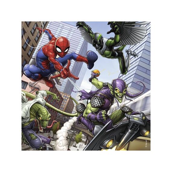 Ravensburger Puzzel 3X49 Stuks Spider-Man In Actie