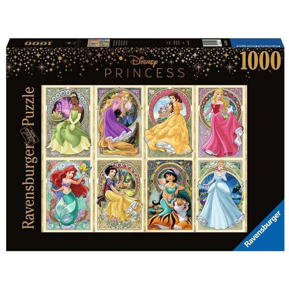 Ravensburger Puzzel 1000 Stuks Disney Art Nouveau Prinsessen