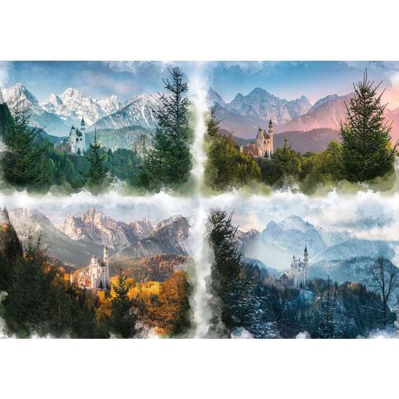 Ravensburger Puzzel 18000 Stuks Slot Neuschwanstein In 4 Seizoenen