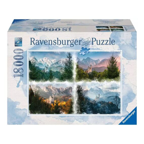 Ravensburger Puzzel 18000 Stuks Slot Neuschwanstein In 4 Seizoenen