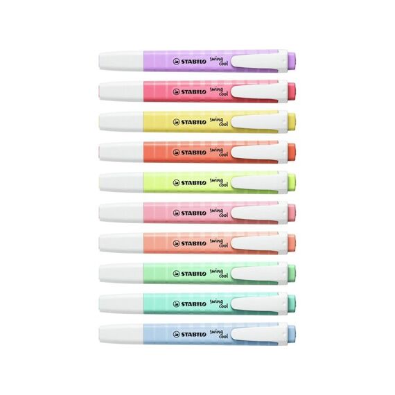 Stabilo Swing Cool Pastel Fluo Stiften 8 Stuks