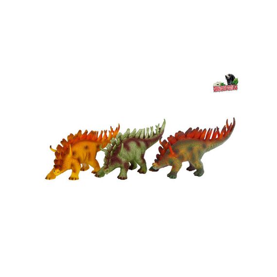 Dinoworld Stegosaurus Dinosaurus Met Geluid 35Cm 3 Assortimenten Prijs Per Stuk