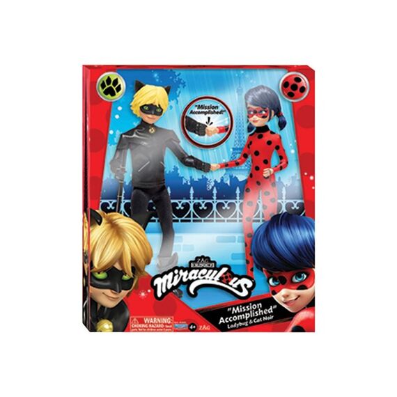 Miraculous Set Met 2 Poppen 26Cm Marinette En Adrien