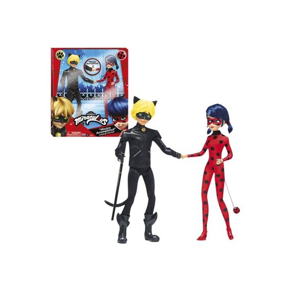 Miraculous Set Met 2 Poppen 26Cm Marinette En Adrien