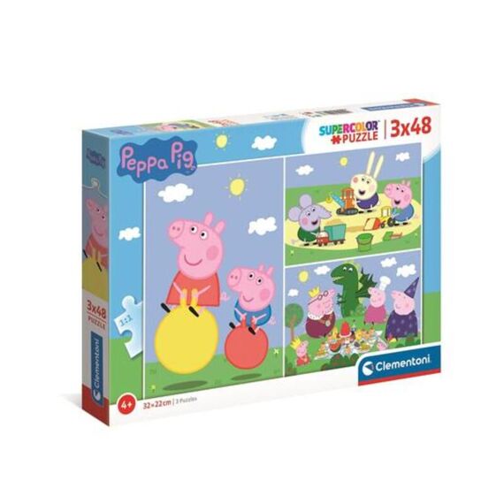 Clementoni Puzzel 3X48 Stuks Peppa Pig