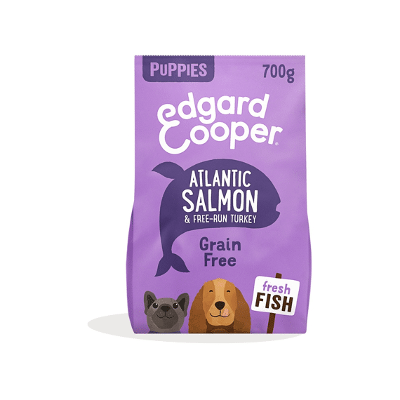 Edgard & Cooper Puppy Fresh Free-Run Atlantic Salmon & Turkey With Pear, Pumpkin And Apple 700Gr