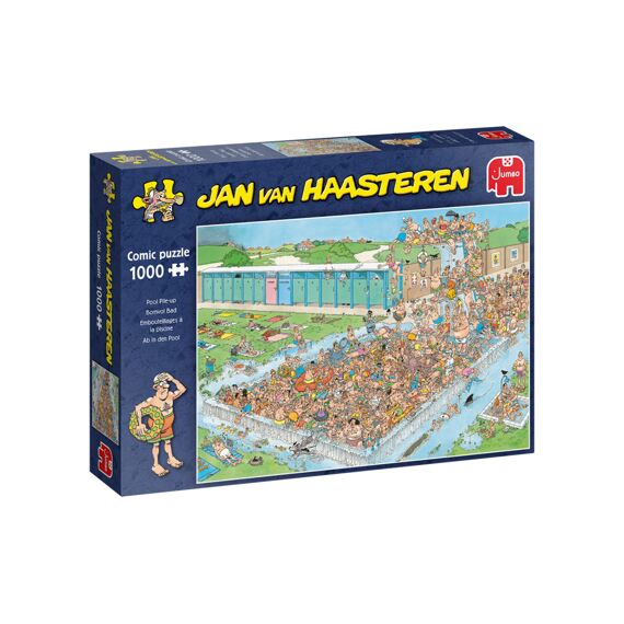 Jumbo Puzzel 1000 Stuks Jan Van Haasteren Pool Pile-Up