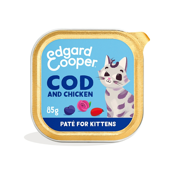 Edgard & Cooper Kitten Free-run Cod And Chicken Paté 85Gr