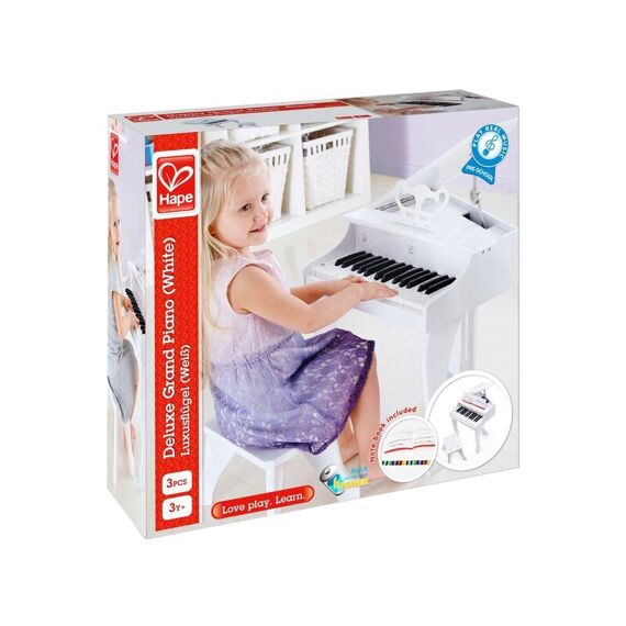 Hape Deluxe Grand Piano White