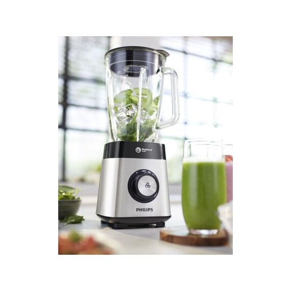 Philips Hr3751/90 Viva Blender 1000W Metaal Zwart