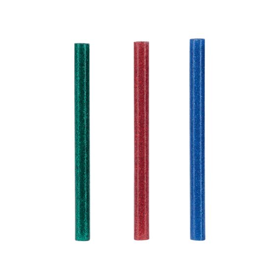 Rapid Lijmpatronen Glitter (Rood,Groen,Blauw) Ø7X90Mm 36 St., Blister