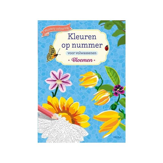 Kleuren Op Nummer Voor Volwassenen Bloemen