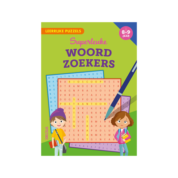 Leerrijke Puzzels - Superleuke Woordzoekers (8-9J) Fsc Mix 70%