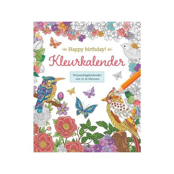 Happy Birthday Kleurkalender