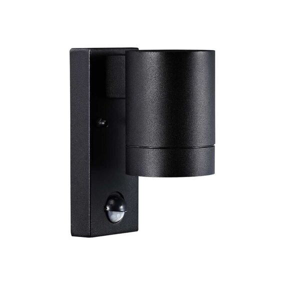 Tin Maxi Down Sensor [Ip54] Wandlamp Zwart Gu10
