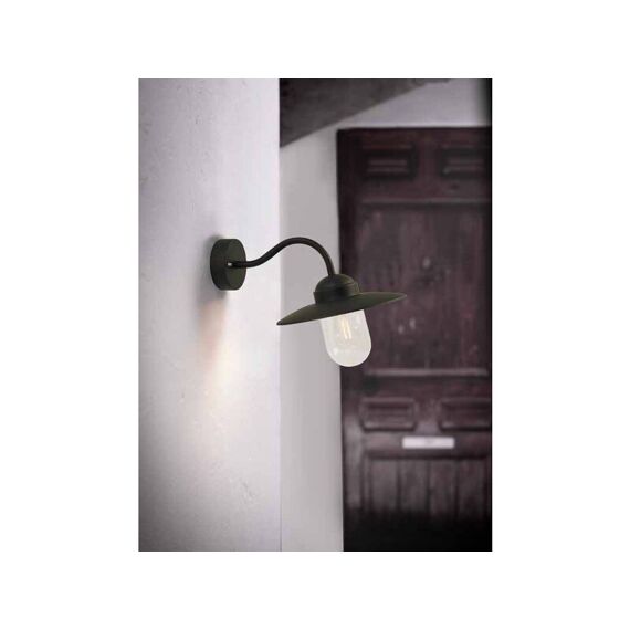 Luxembourg [Ip54] Wandlamp Zwart E27