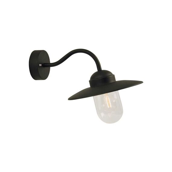 Luxembourg [Ip54] Wandlamp Zwart E27