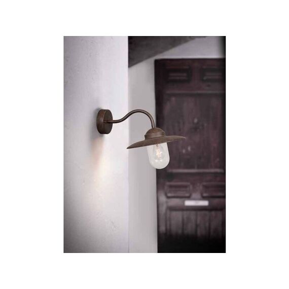 Luxembourg [Ip54] Wandlamp Roest E27